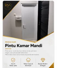 Pintu Kamar Mandi Aluminium